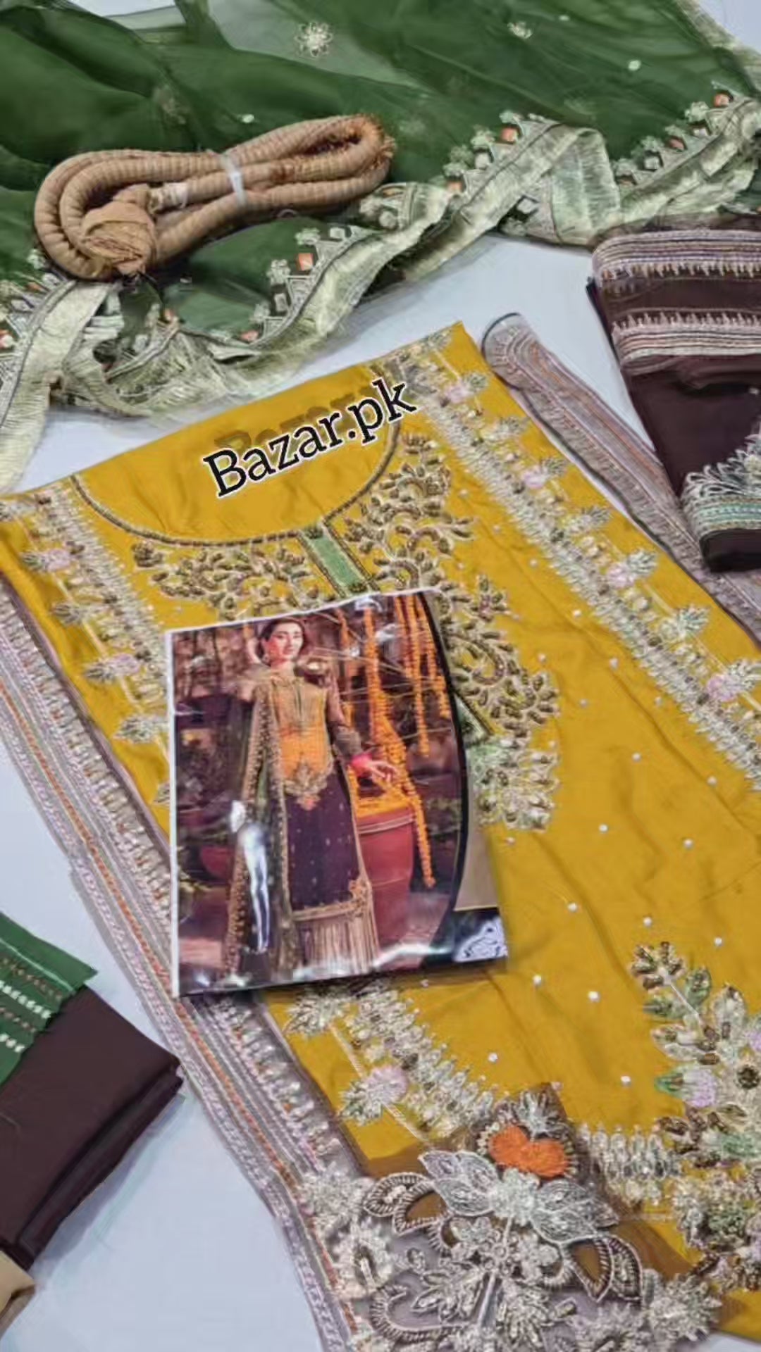 Khuda Baksh Embroidered Chiffon 3 Piece Unstitched