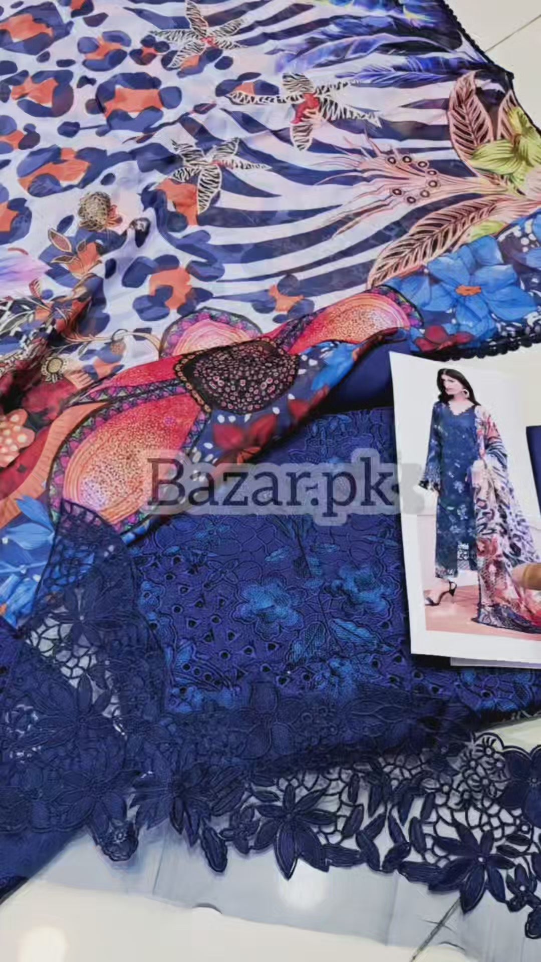 Baroque Luxury Embroidered Lawn 3 Piece Unstitched