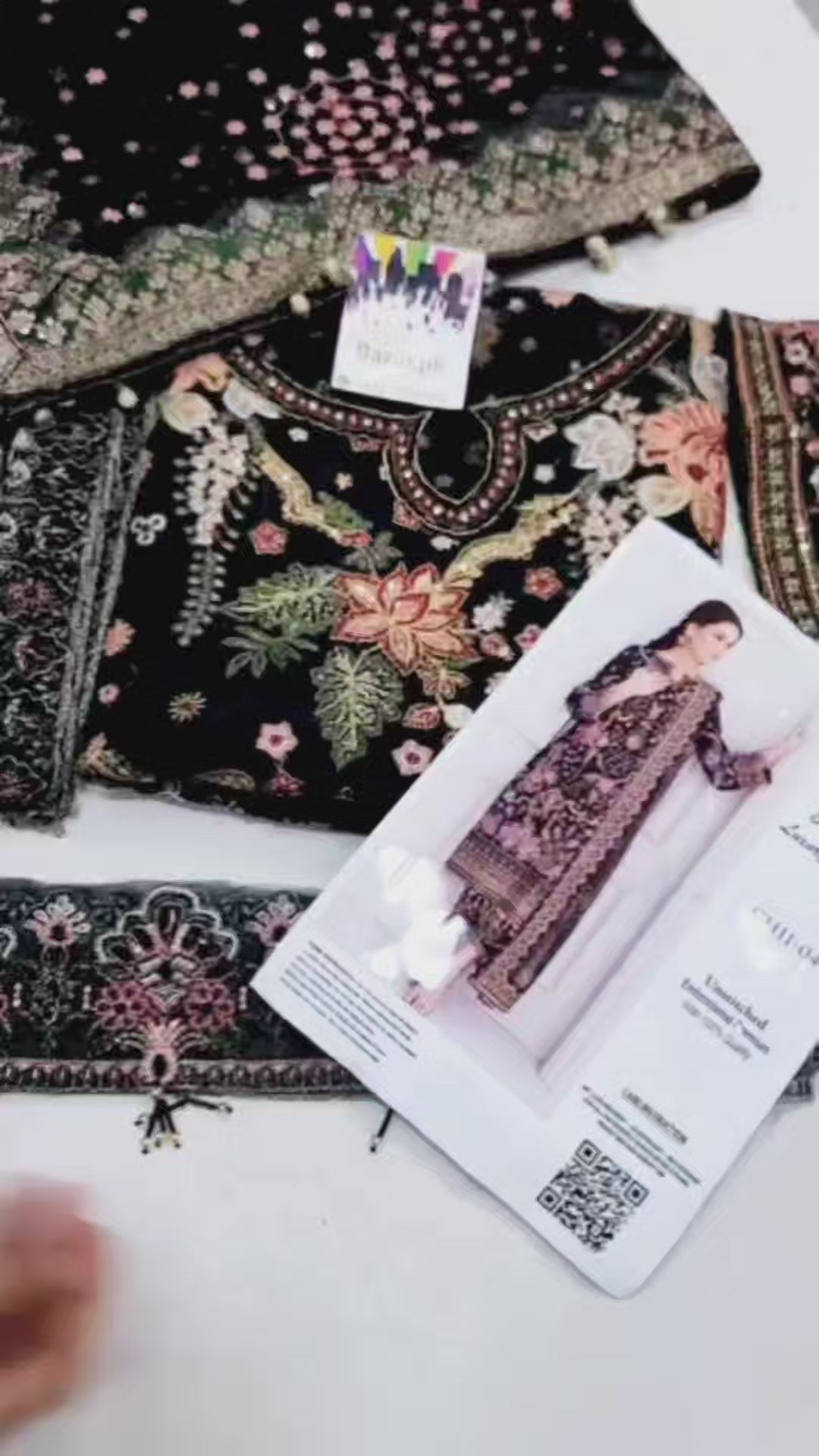 Baroque Black Formal Net Hj-23