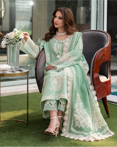 RangRasiya Pista Embroidered Lawn Collection 3 Pc