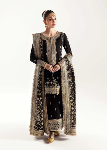 Kanwal Malik Semi Chiffon 3 Piece Suit