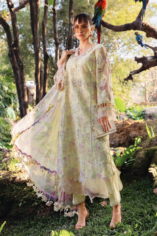 Maria B Lawn Chikankari Luxury Embroidered 3 Piece Dress