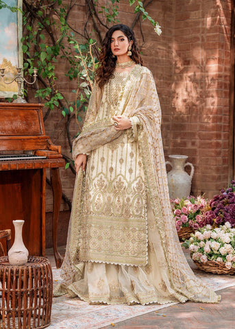 Akbar Aslam Mehrunisa Chiffon 3 Piece Unstitched
