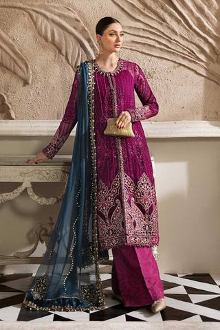 Maria B Embroidered 3 Piece Chiffon Unstitched