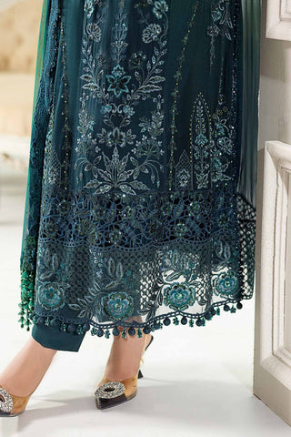 Maria B Tie N Die Embroidered 3 Piece Chiffon