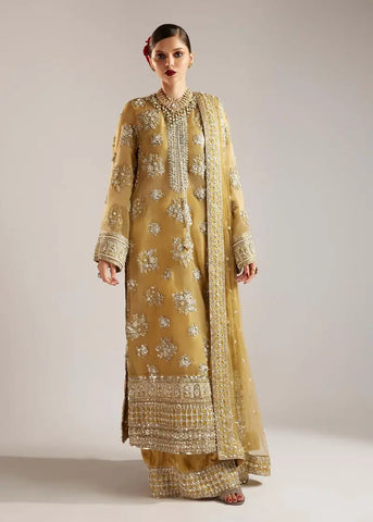 Hussain Rehar Heavy Organza HandWork Suit