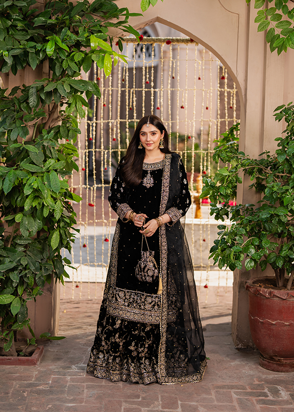 Haseen's Luxury Velvet 4 Piece Unstitched Collection