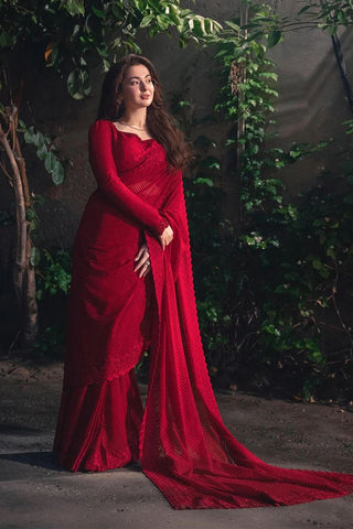 FAIZA SAQLAIN LUXURY SAREE WEDDING FORMALS