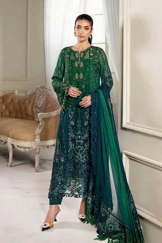Maria B Tie N Die Embroidered 3 Piece Chiffon